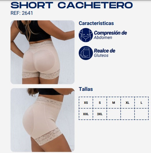 Short levanta cola premium